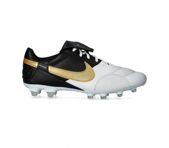 Nike The Nike Premier III FG White-Metallic Gold-Black HM0265-174